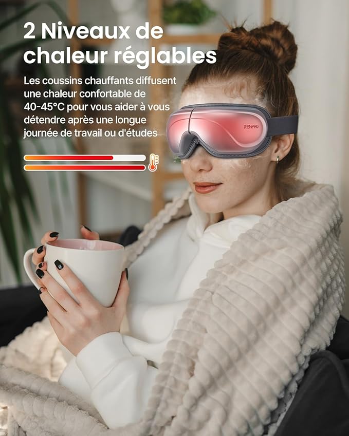 Masseur Oculaire avec chaleur